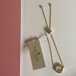 Kate Spade adjustable gold bracelet
